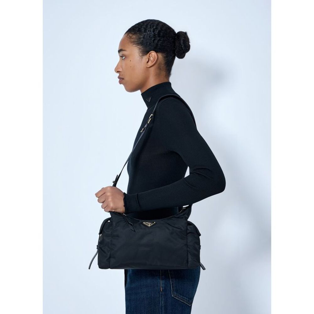 Prada Women Explore Large Re-Nylon And Leather Shoulder Bag - Picture 2 of 6